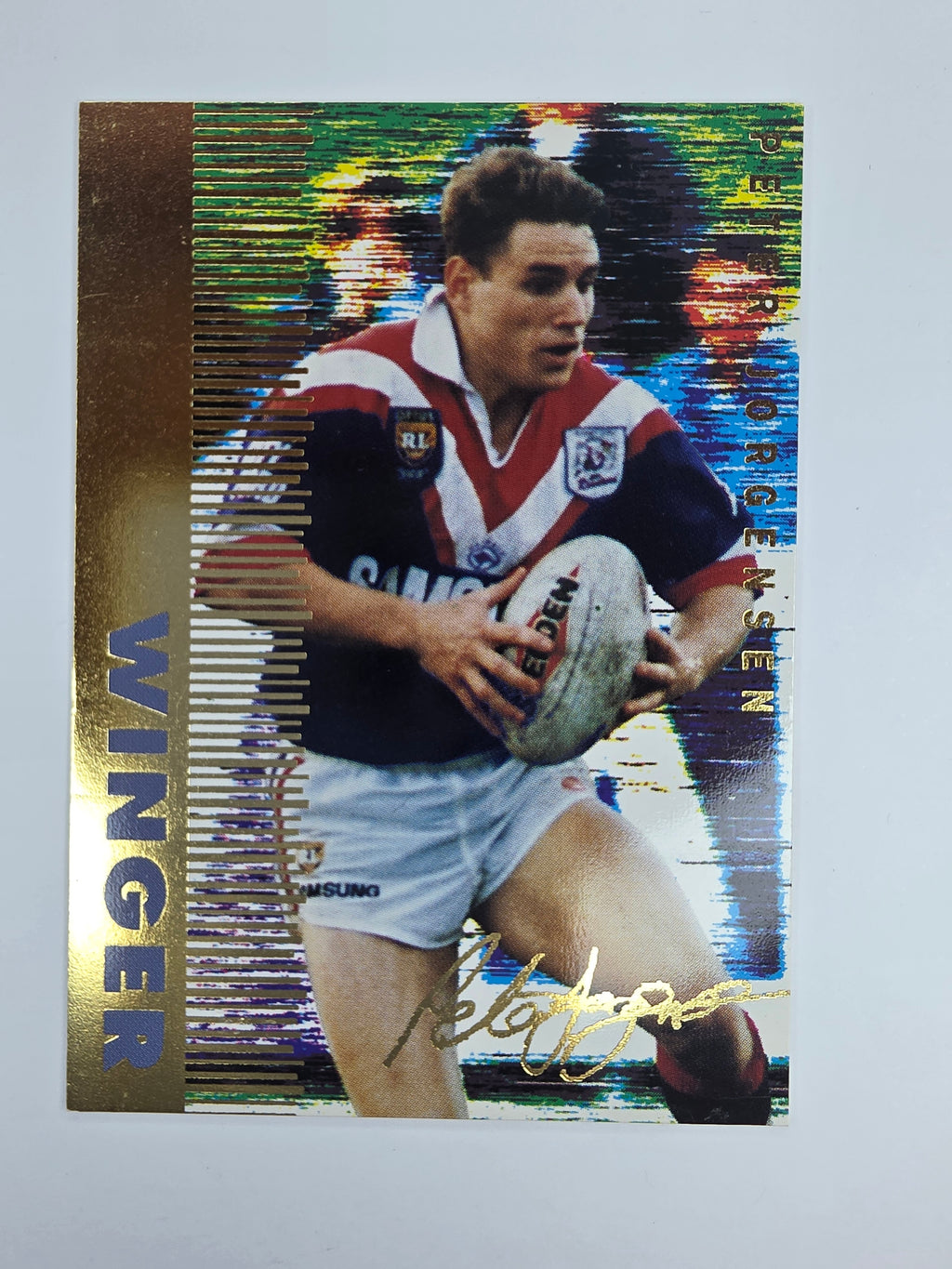 1996 Dynamic Signature Gold #25 Peter Jorgensen Sydney Roosters