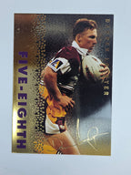 1996 Dynamic Signature Gold #29 Darren Lockyer Brisbane Broncos