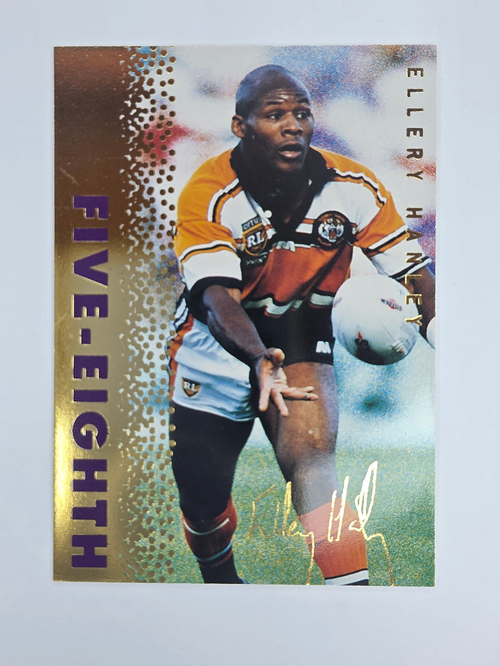 1996 Dynamic Signature Gold #31 Ellery Hanley Balmain Tigers