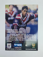 1996 Dynamic Signature Gold #32 Andrew Walker Sydney Roosters