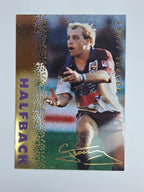 1996 Dynamic Signature Gold #39 Geoff Toovey Manly Warringah Sea Eagles