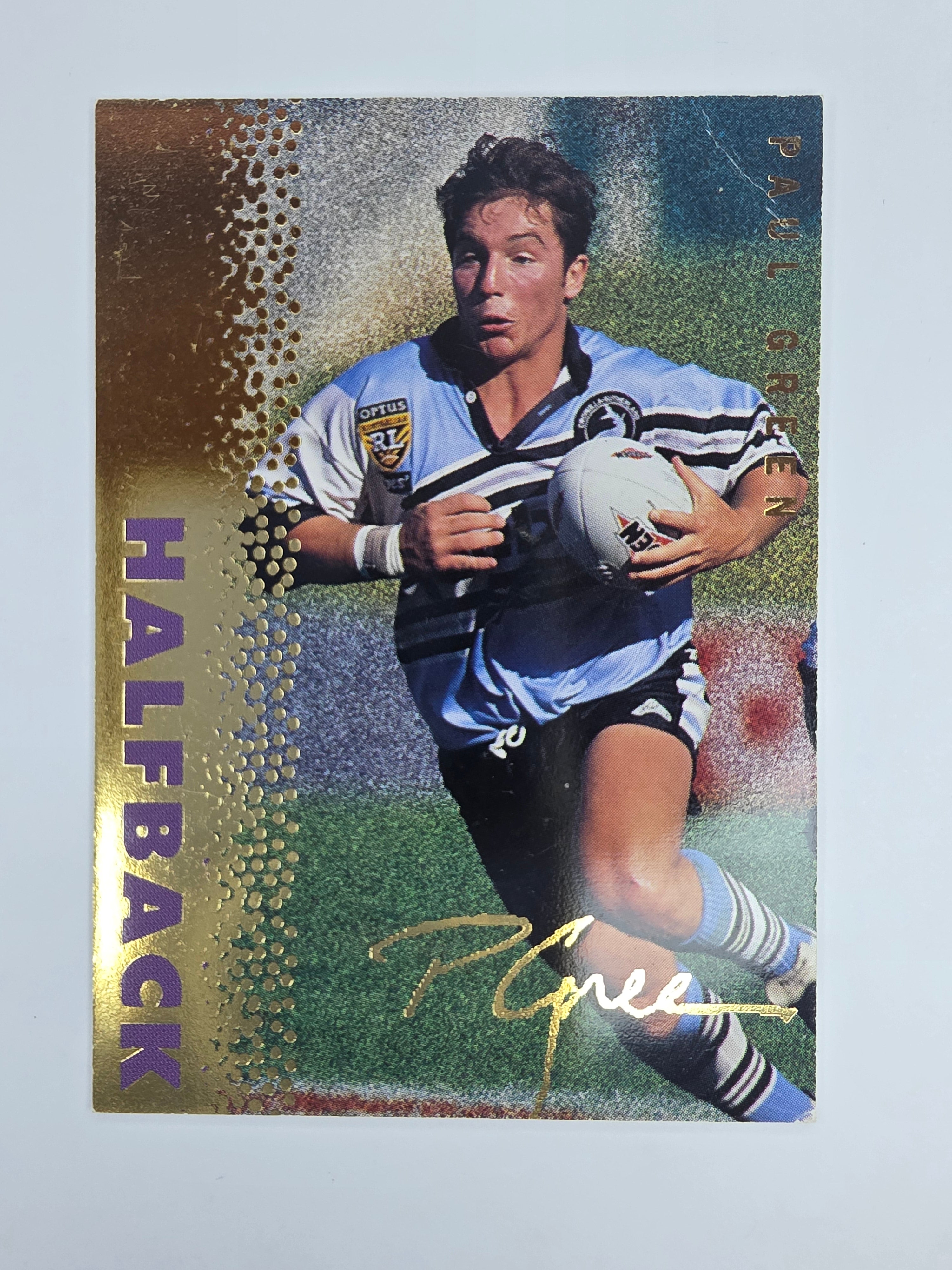 1996 Dynamic Signature Gold #40 Paul Green Cronulla Sutherland Sharks