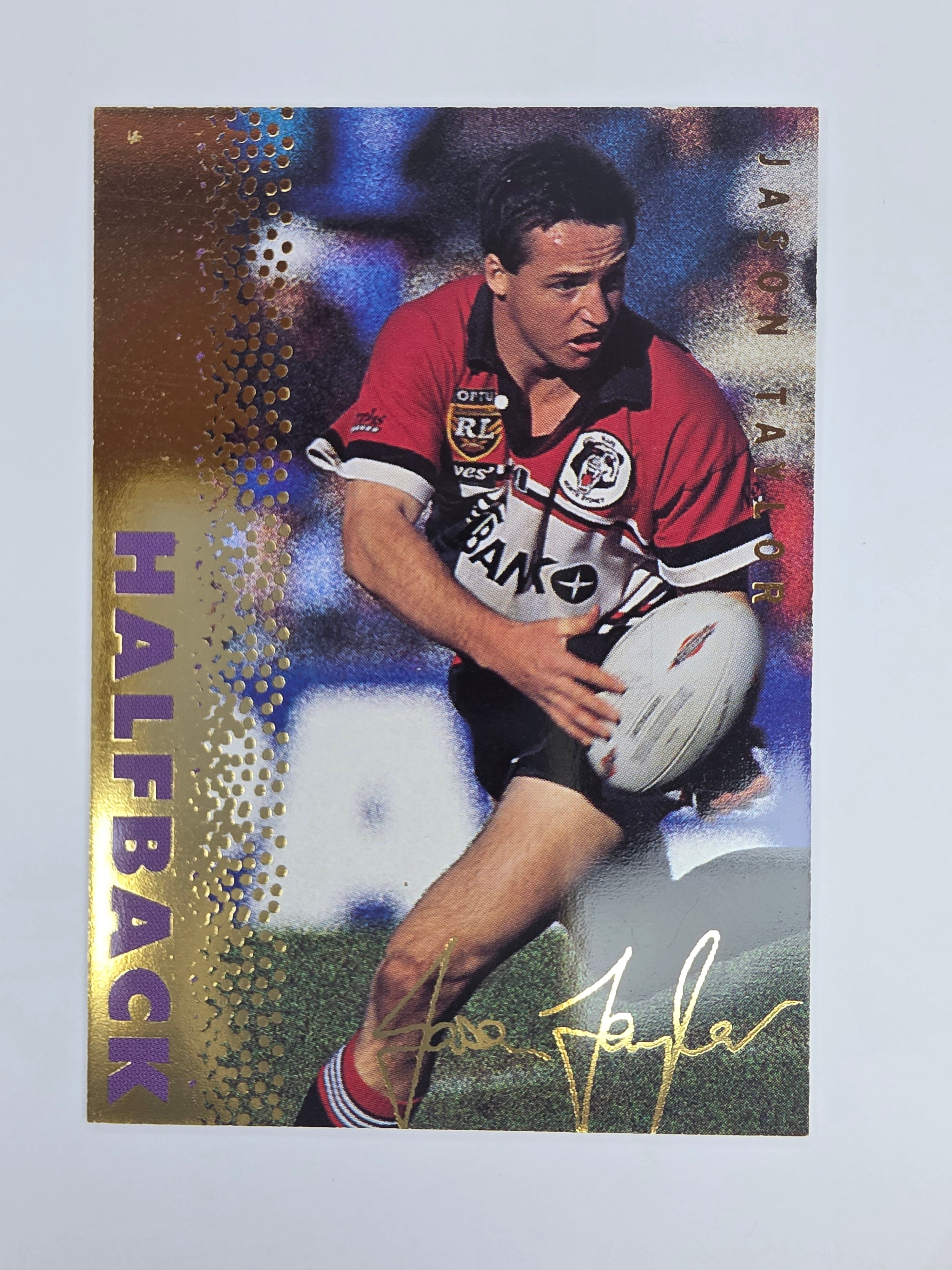 1996 Dynamic Signature Gold #41 Jason Taylor North Sydney Bears