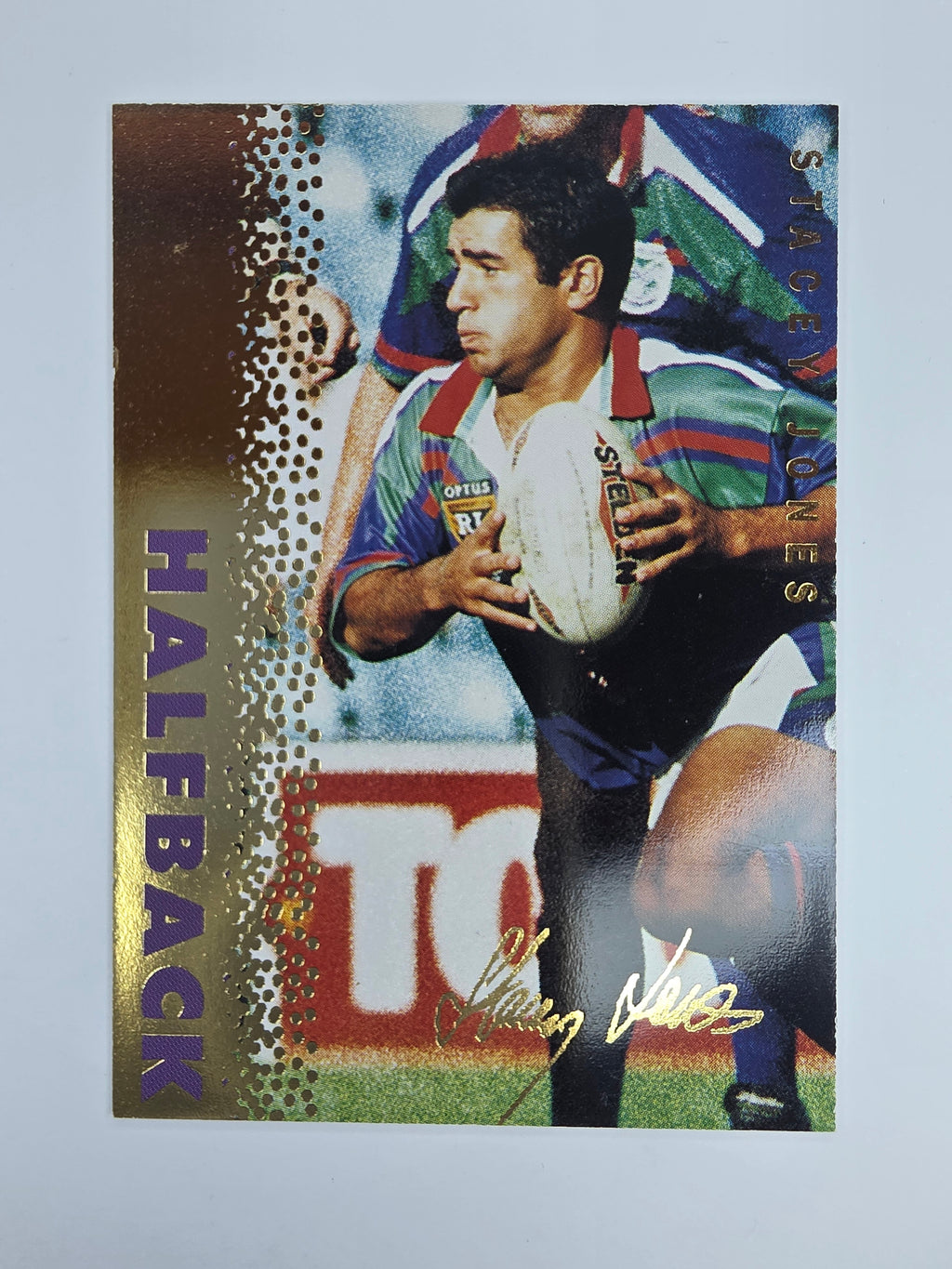 1996 Dynamic Signature Gold #43 Stacey Jones Auckland Warriors