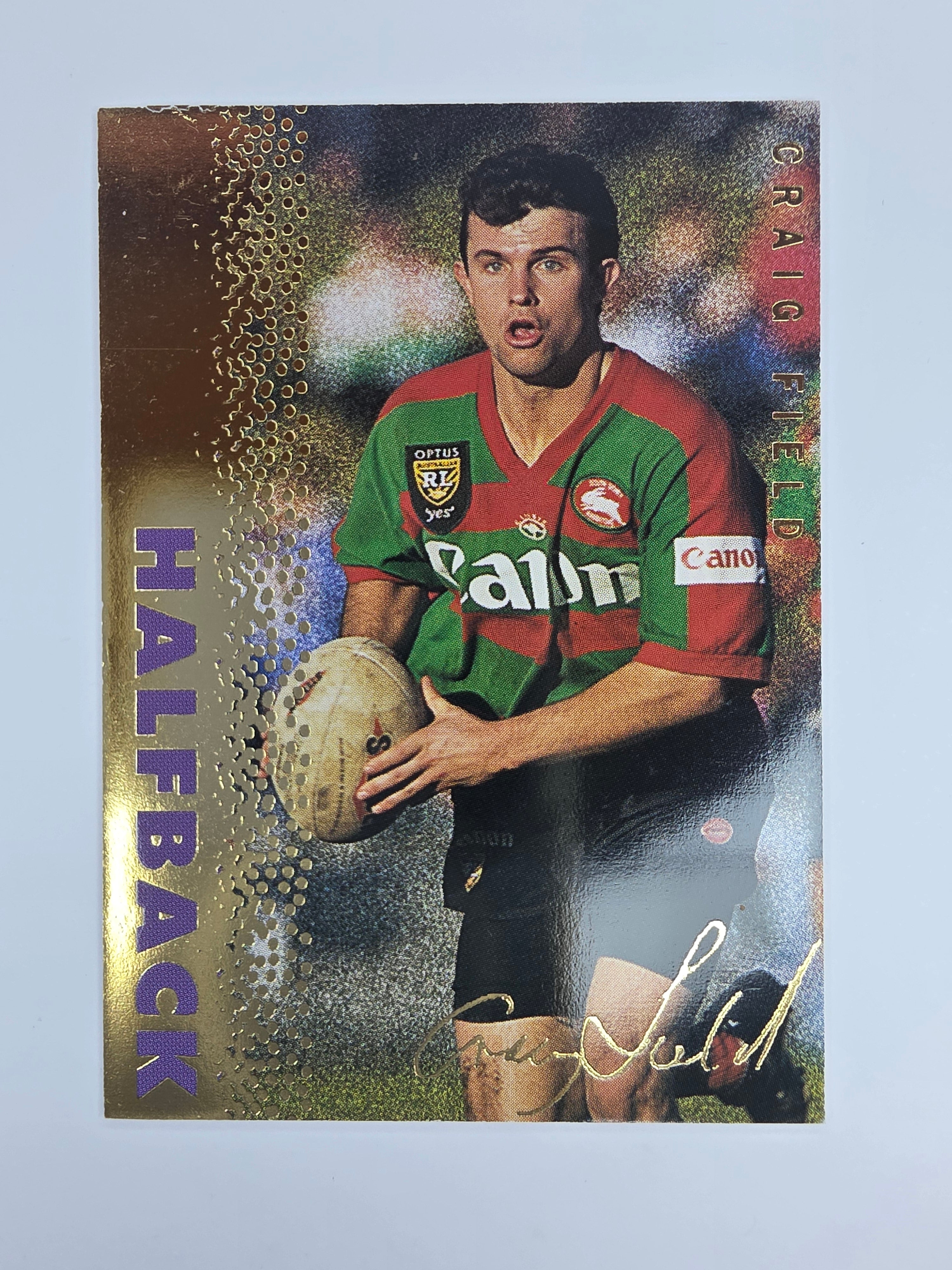 1996 Dynamic Signature Gold #45 Craig Field South Sydney Rabbitohs