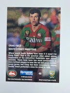 1996 Dynamic Signature Gold #45 Craig Field South Sydney Rabbitohs