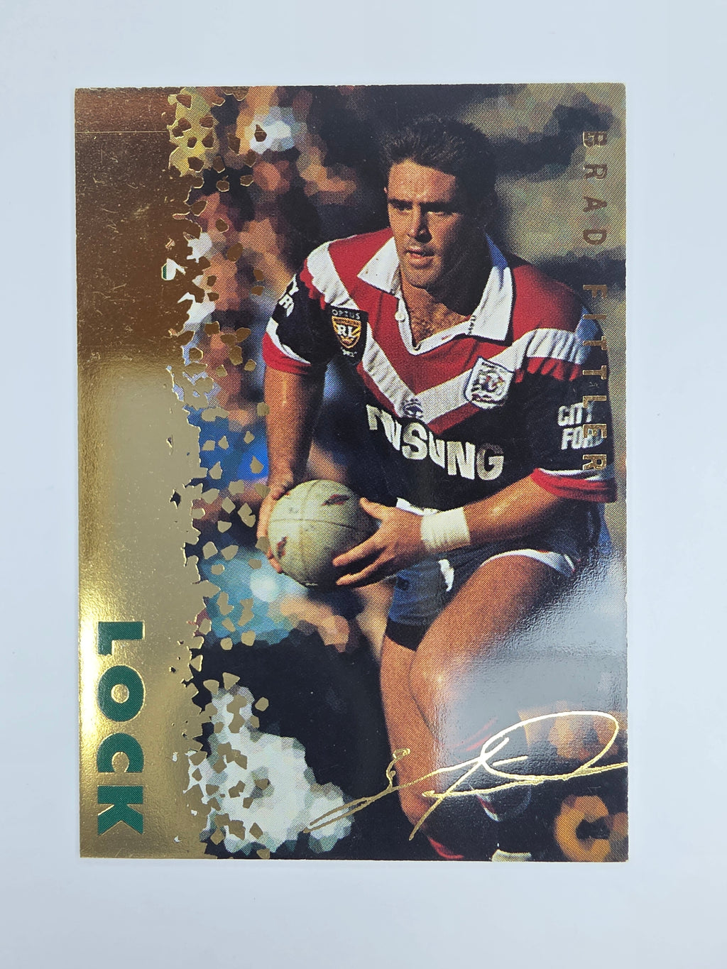 1996 Dynamic Signature Gold #46 Brad Fittler Sydney Roosters