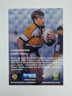 1996 Dynamic Signature Gold #48 Glenn Morrison Balmain Tigers