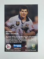1996 Dynamic Signature Gold #50 Nik Kosef Manly Warringah Sea Eagles
