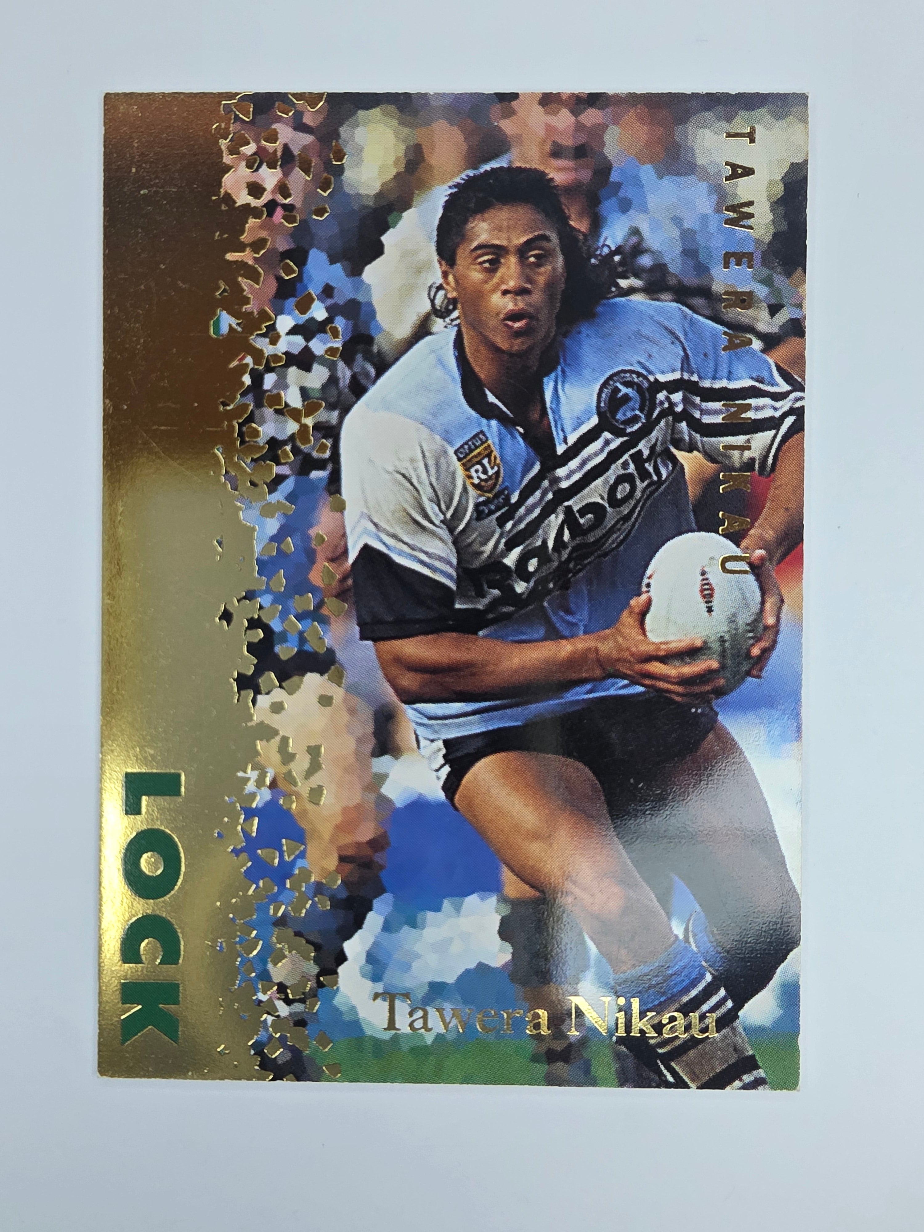 1996 Dynamic Signature Gold #51 Tawera Nikau Cronulla Sutherland Sharks