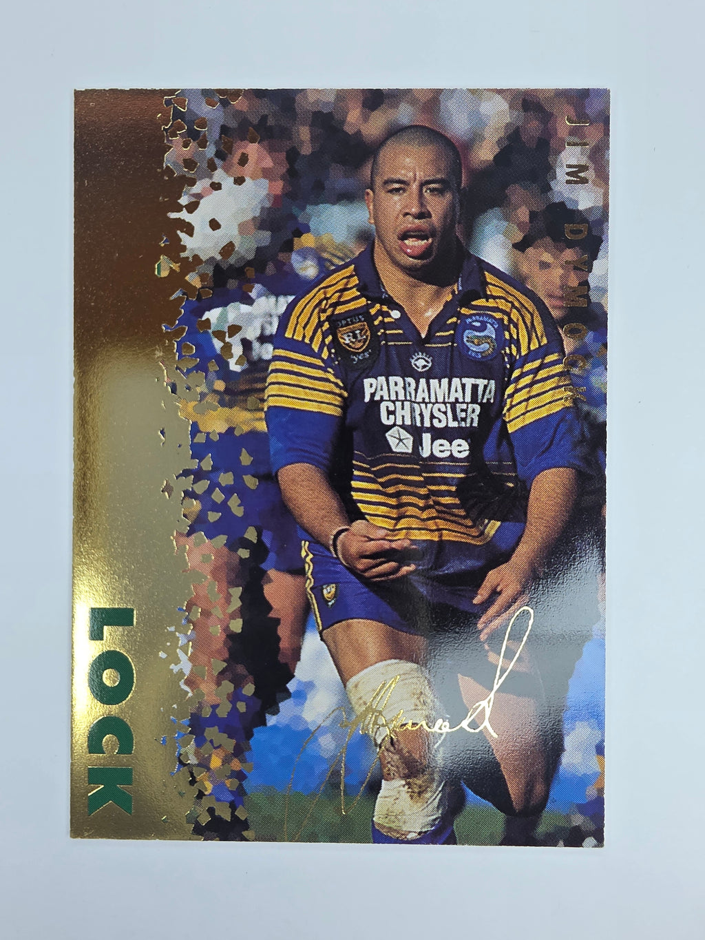 1996 Dynamic Signature Gold #52 Jim Dymock Parramatta Eels