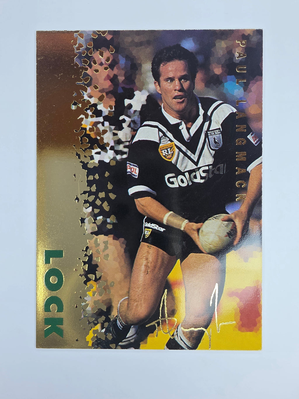 1996 Dynamic Signature Gold #54 Paul Langmack Western Suburbs Magpies