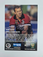 1996 Dynamic Signature Gold #60 Mark Soden North Sydney Bears