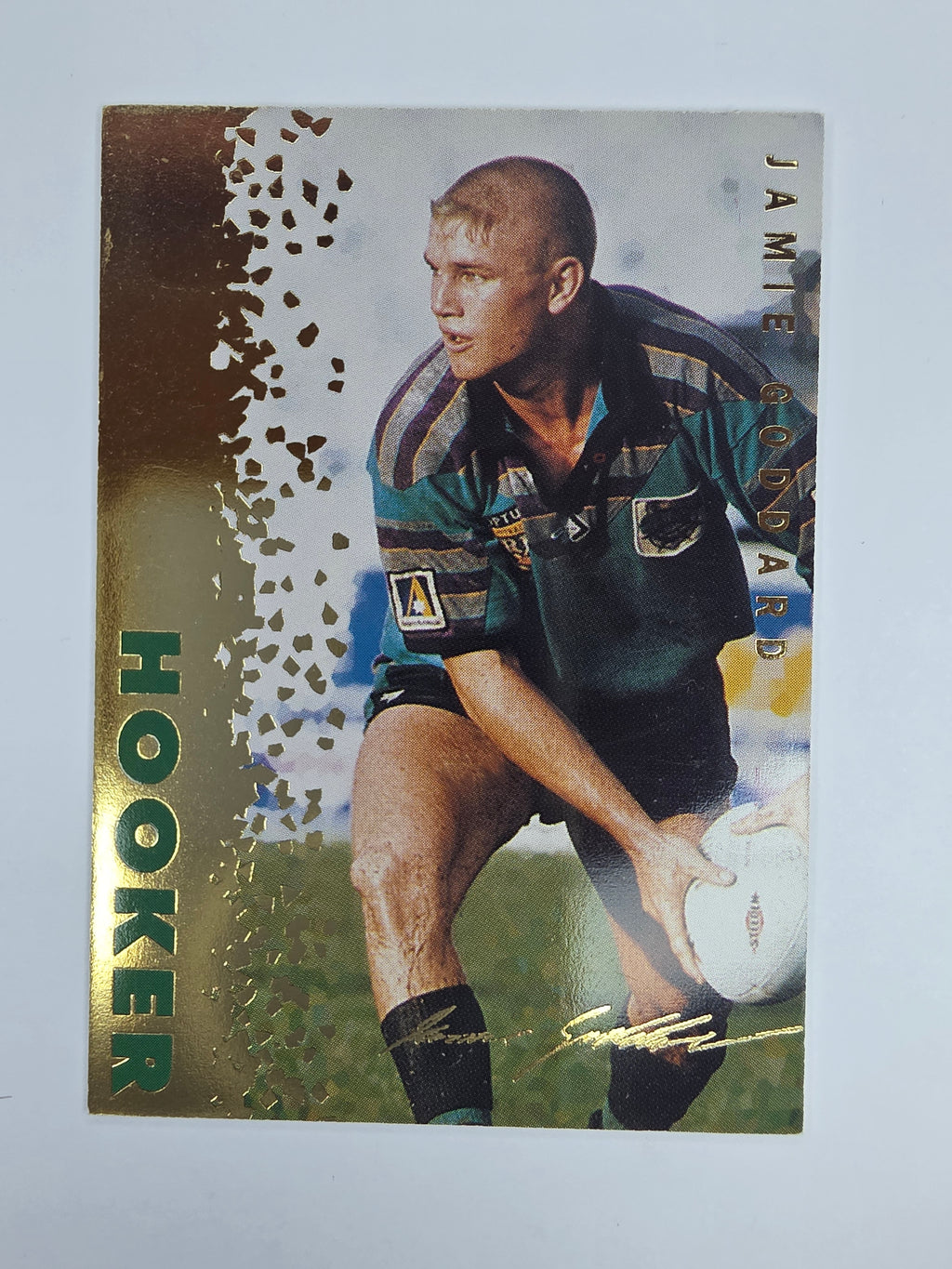 1996 Dynamic Signature Gold #62 Jamie Goddard Gold Coast Chargers