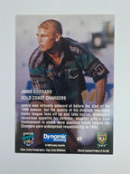 1996 Dynamic Signature Gold #62 Jamie Goddard Gold Coast Chargers