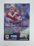 1996 Dynamic Signature Gold #63 Nathan Brown St. George Dragons