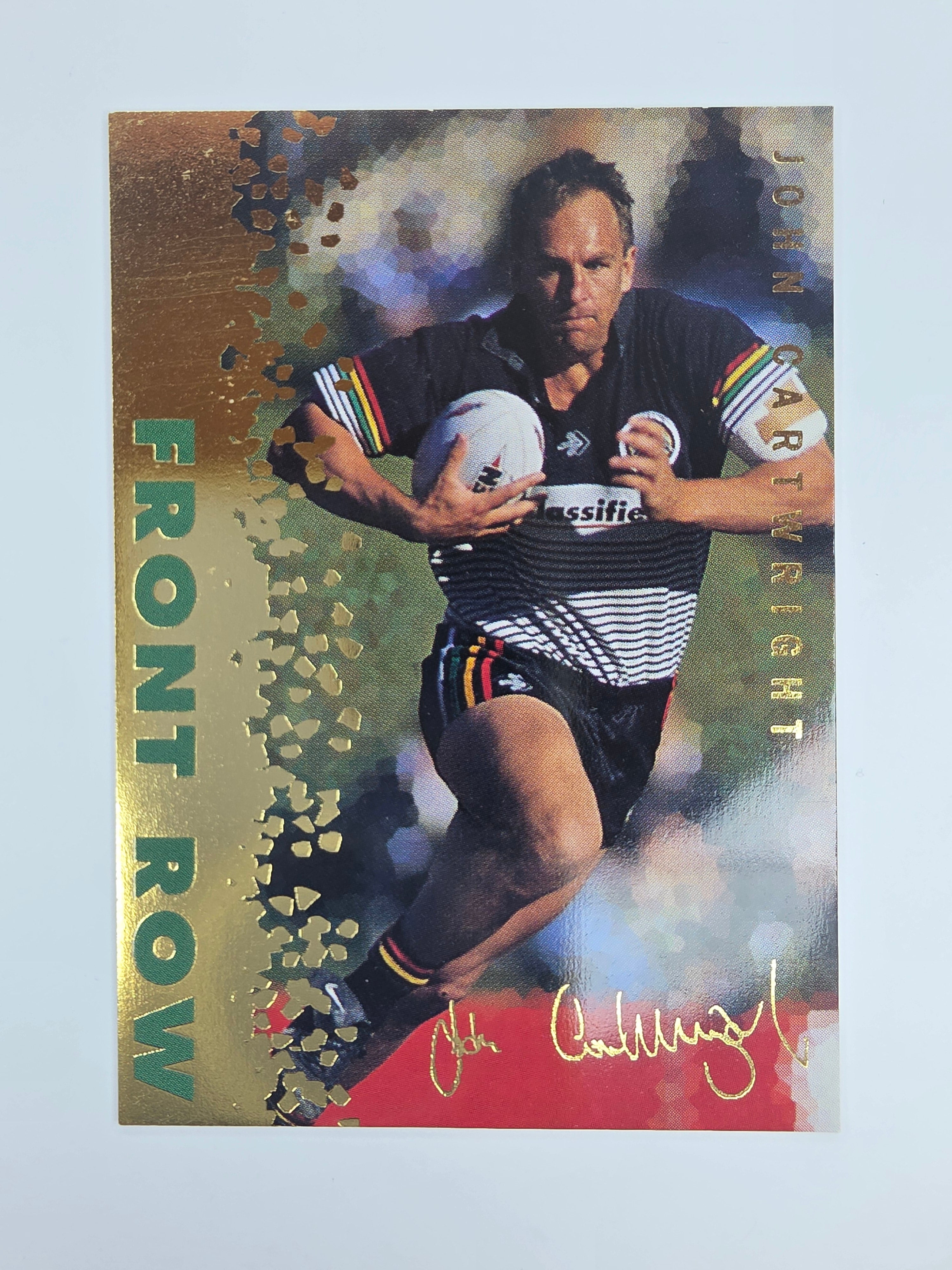 1996 Dynamic Signature Gold #64 John Cartwright Penrith Panthers