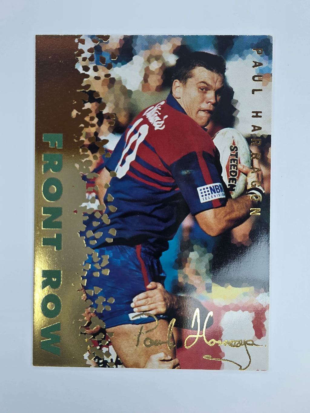 1996 Dynamic Signature Gold #65 Paul Harragon Newcastle Knights