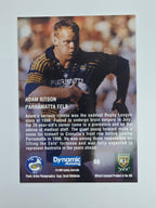 1996 Dynamic Signature Gold #66 Adam Ritson Parramatta Eels