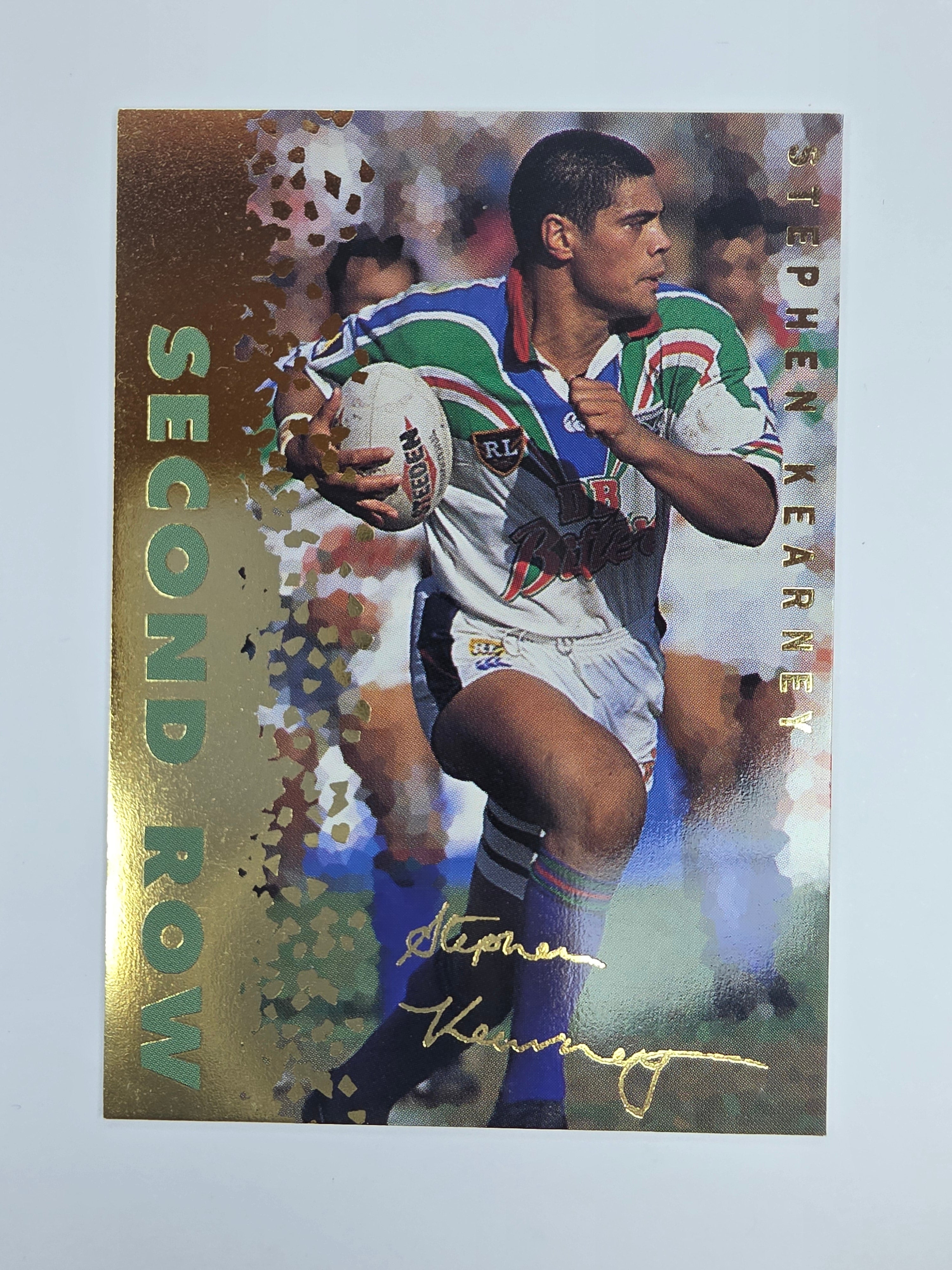 1996 Dynamic Signature Gold #76 Stephen Kearney Auckland Warriors