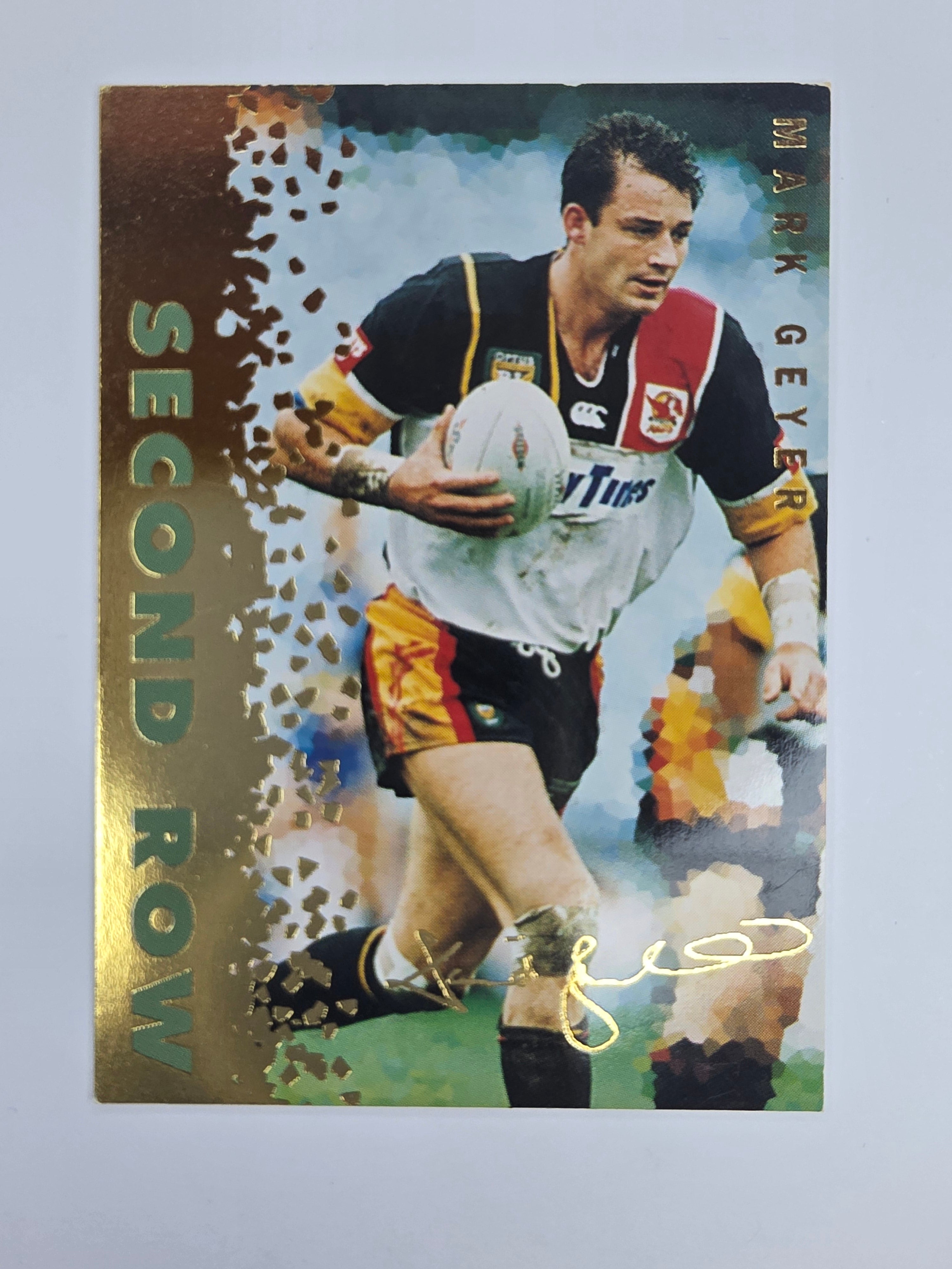 1996 Dynamic Signature Gold #77 Mark Geyer Western Reds