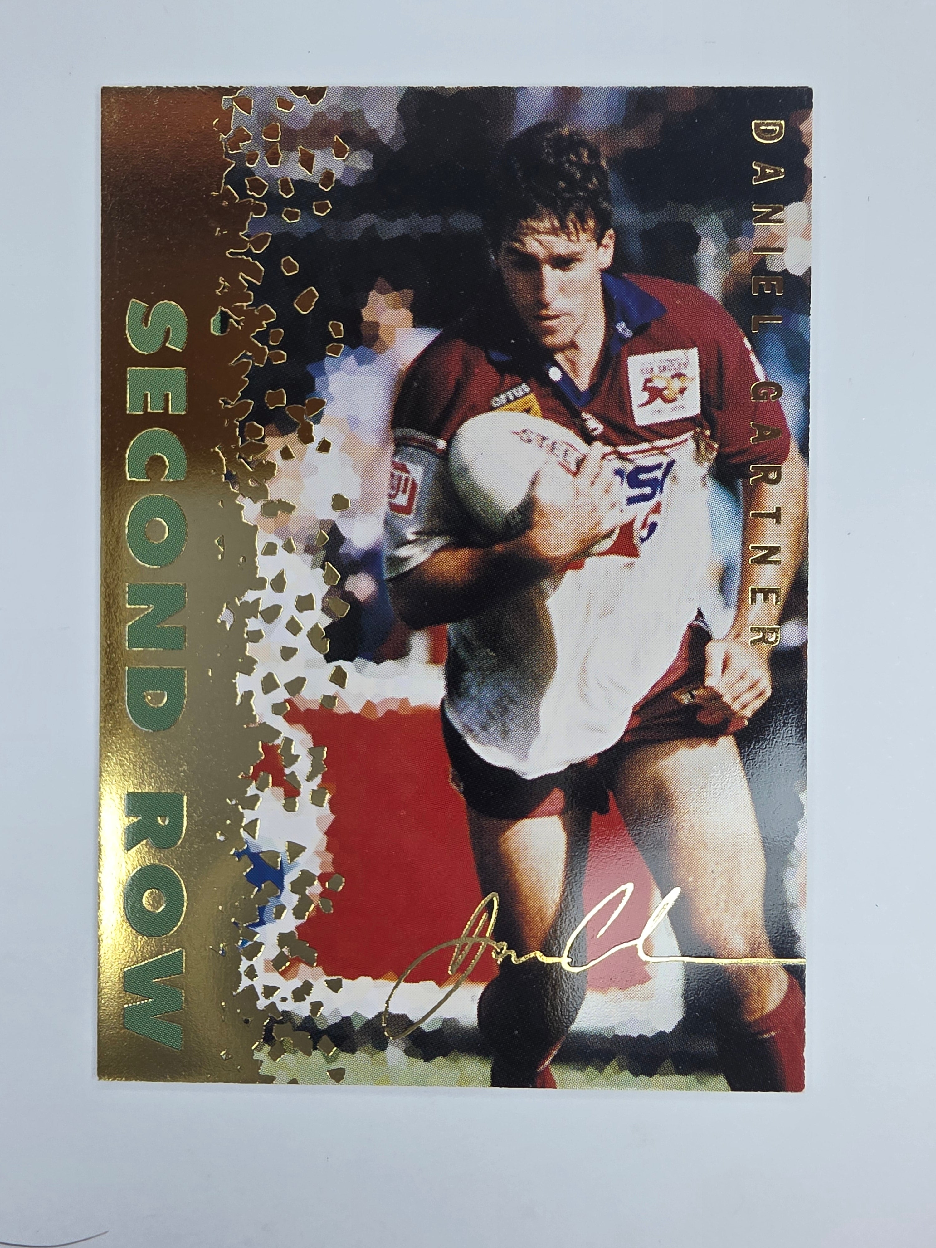 1996 Dynamic Signature Gold #78 Daniel Gartner Manly Warringah Sea Eagles