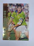 1996 Dynamic Signature Gold #79 David Furner Canberra Raiders