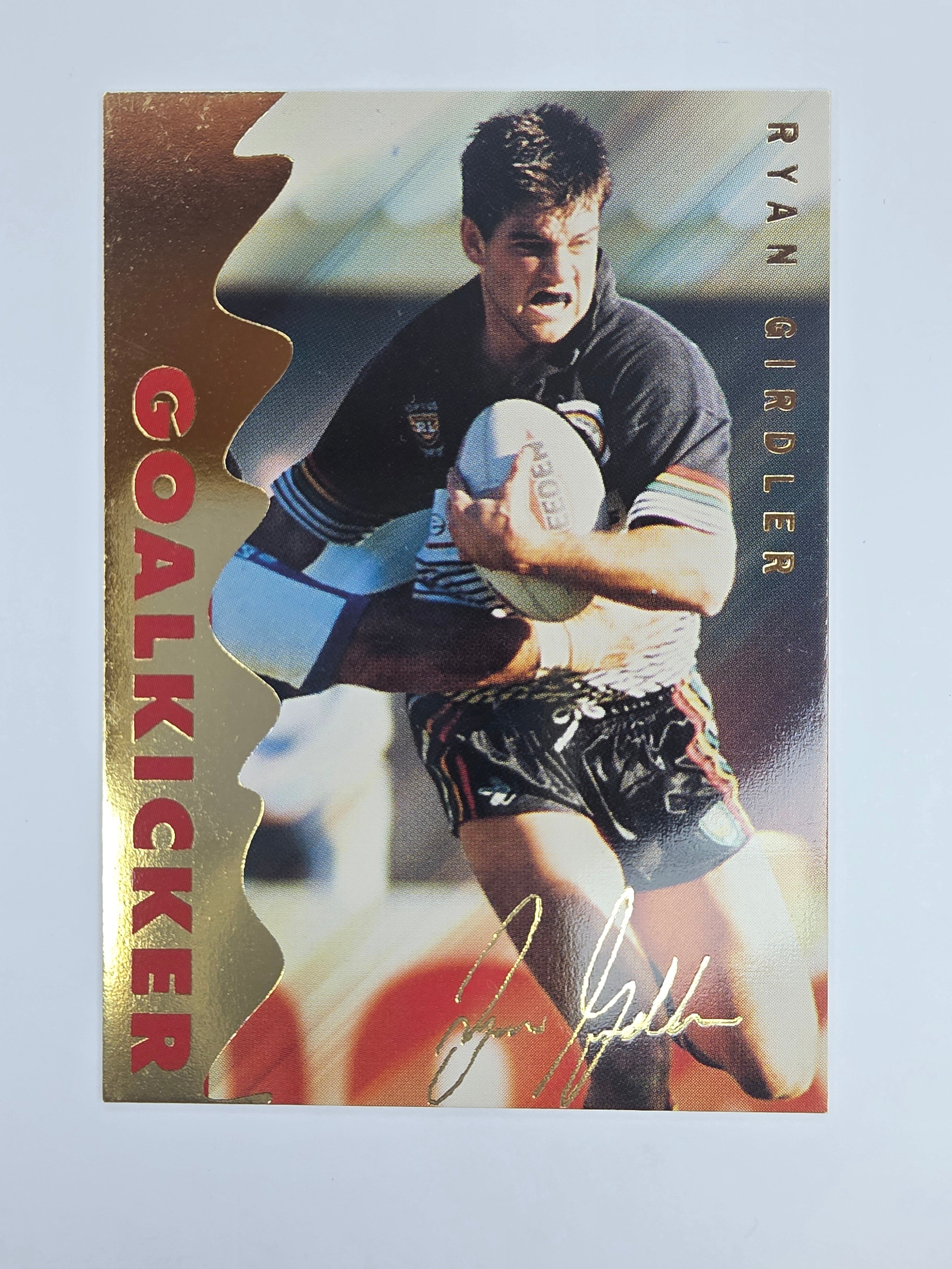 1996 Dynamic Signature Gold #86 Ryan Girdler Penrith Panthers
