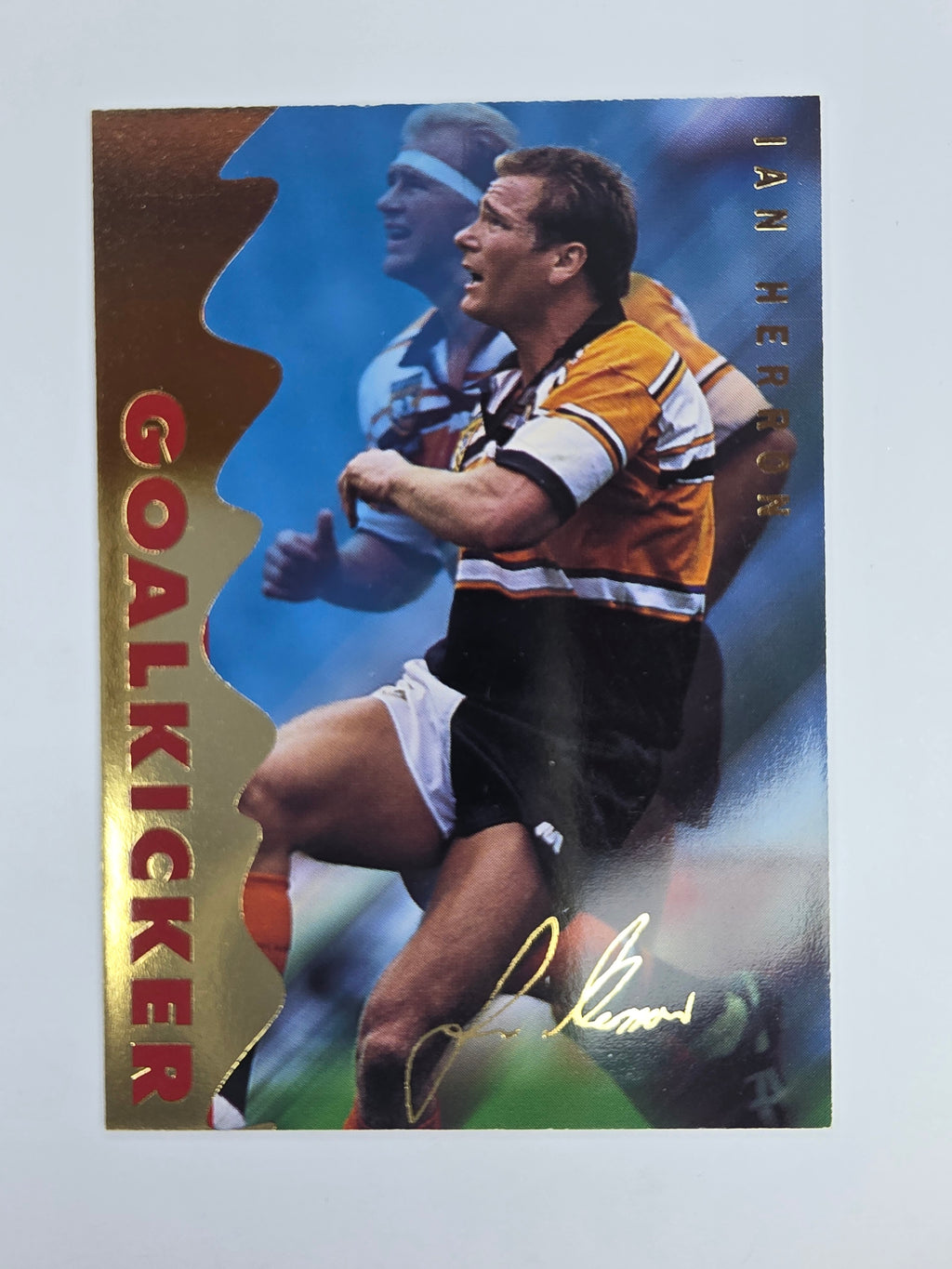 1996 Dynamic Signature Gold #87 Ian Herron Balmain Tigers