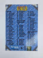 1996 Dynamic Signature Gold #90 Checklist