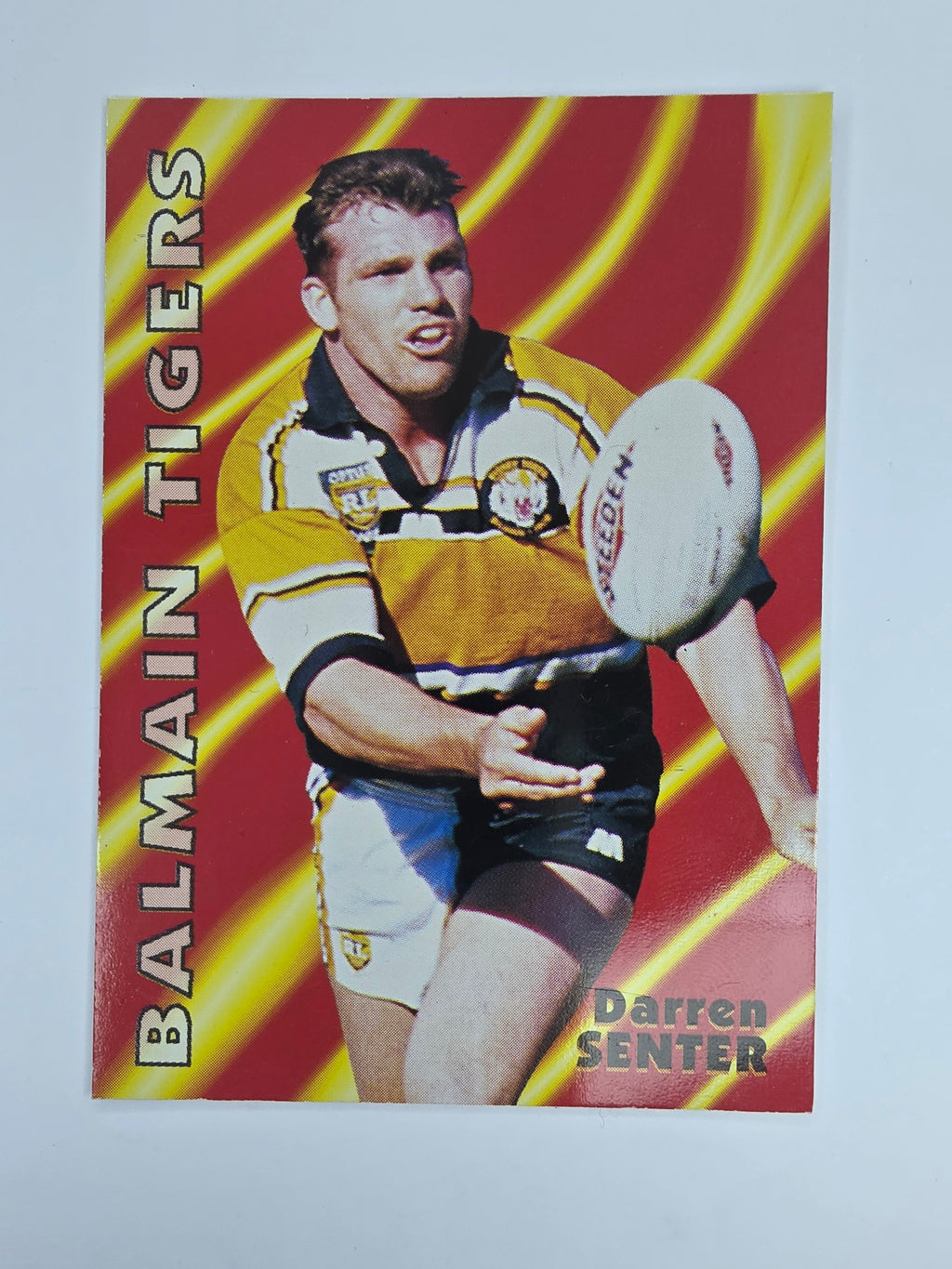 1997 Dynamic Fatty  Fun Pack Base Card #4 Darren Senter Balmain Tigers