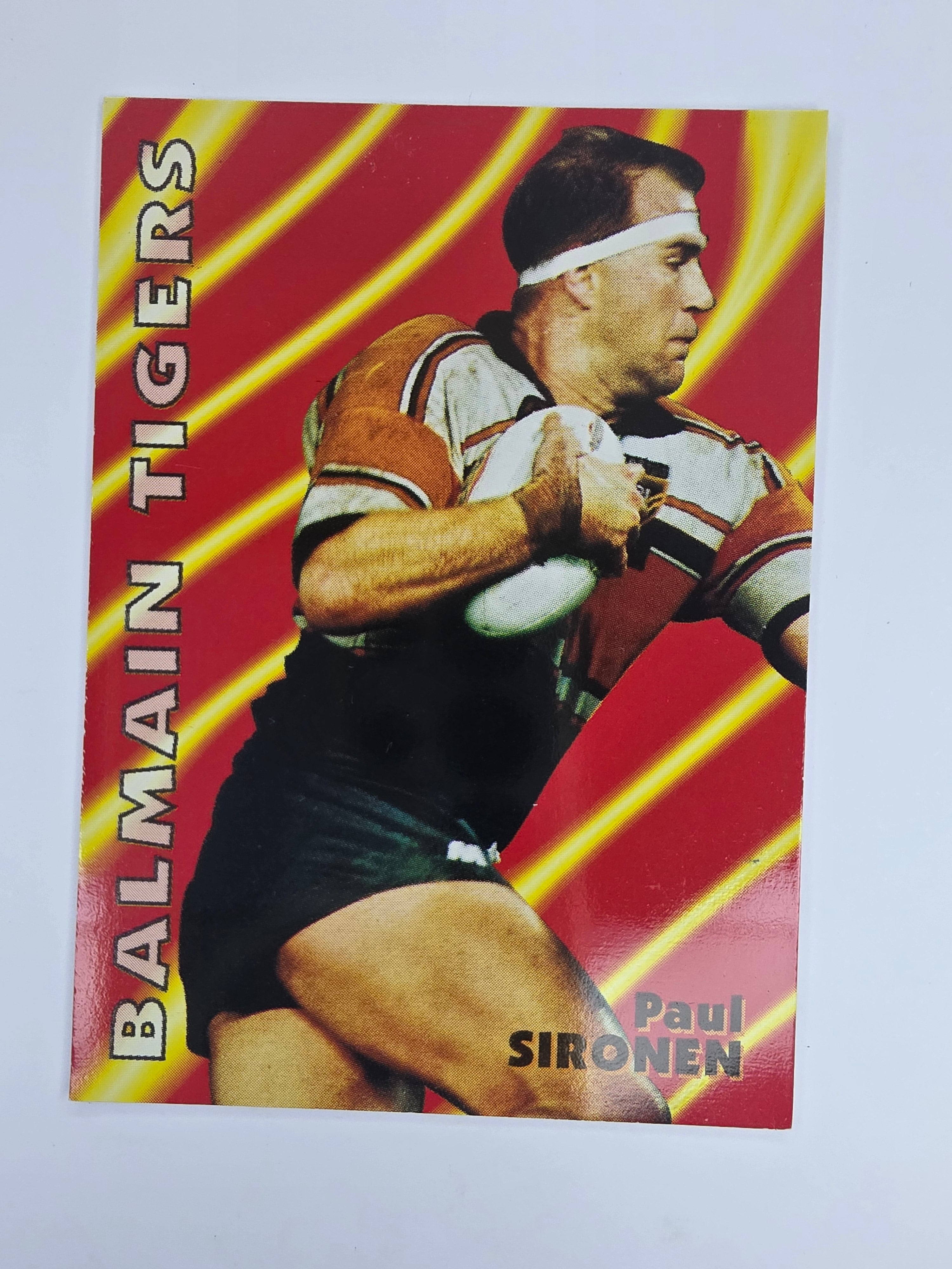 1997 Dynamic Fatty  Fun Pack Base Card #5 Paul Sironen Balmain Tigers
