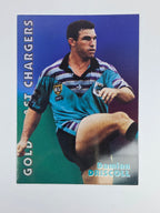 1997 Dynamic Fatty  Fun Pack Base Card #8 Damien Driscoll Gold Coast Chargers