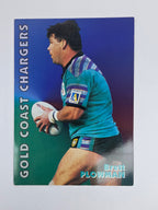 1997 Dynamic Fatty  Fun Pack Base Card #10 Brett Plowman Gold Coast Chargers