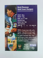 1997 Dynamic Fatty  Fun Pack Base Card #10 Brett Plowman Gold Coast Chargers