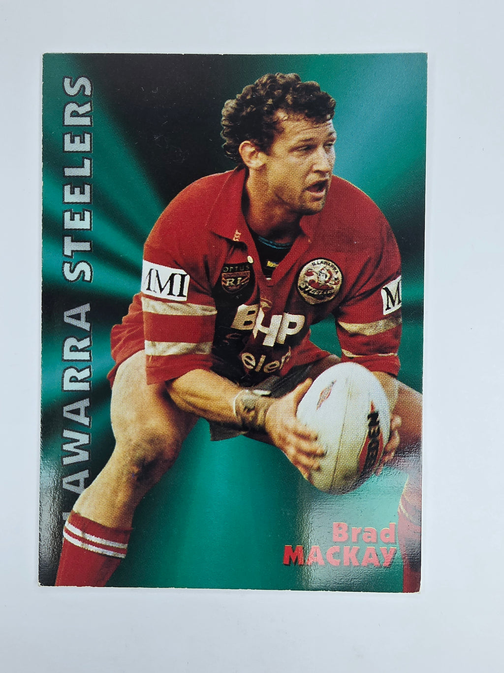 1997 Dynamic Fatty  Fun Pack Base Card #13 Brad Mackay Illawarra Steelers