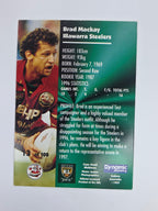 1997 Dynamic Fatty  Fun Pack Base Card #13 Brad Mackay Illawarra Steelers