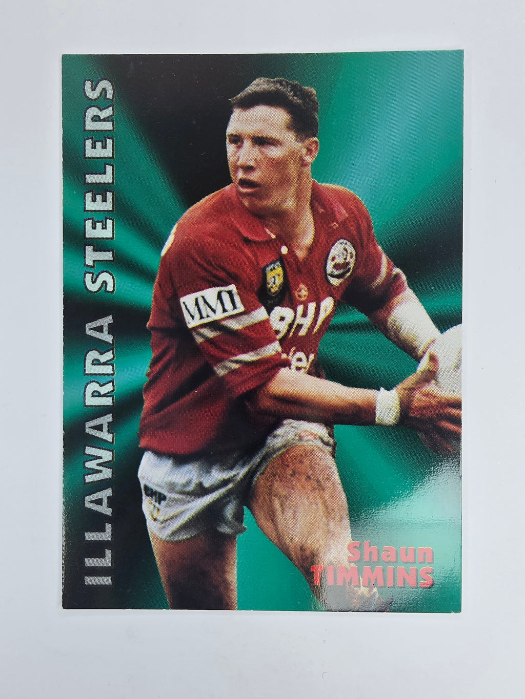1997 Dynamic Fatty  Fun Pack Base Card #15 Shaun Timmins Illawarra Steelers