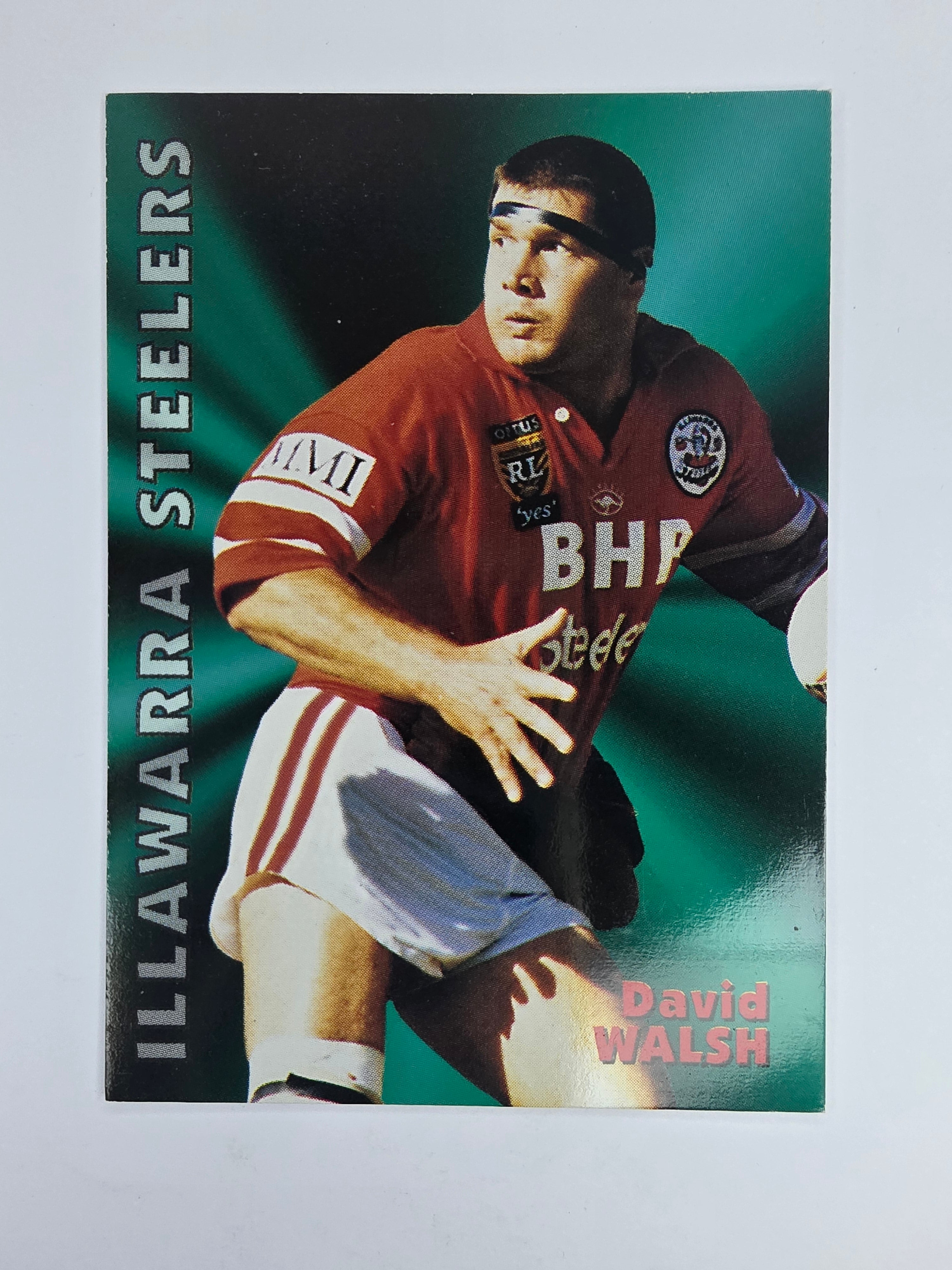 1997 Dynamic Fatty  Fun Pack Base Card #16 David Walsh Illawarra Steelers