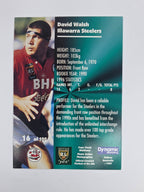 1997 Dynamic Fatty  Fun Pack Base Card #16 David Walsh Illawarra Steelers