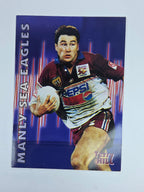 1997 Dynamic Fatty  Fun Pack Base Card #21 Terry Hill Manly Warringah Sea Eagles