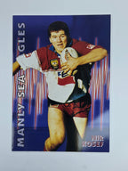 1997 Dynamic Fatty  Fun Pack Base Card #23 Nik Kosef Manly Warringah Sea Eagles