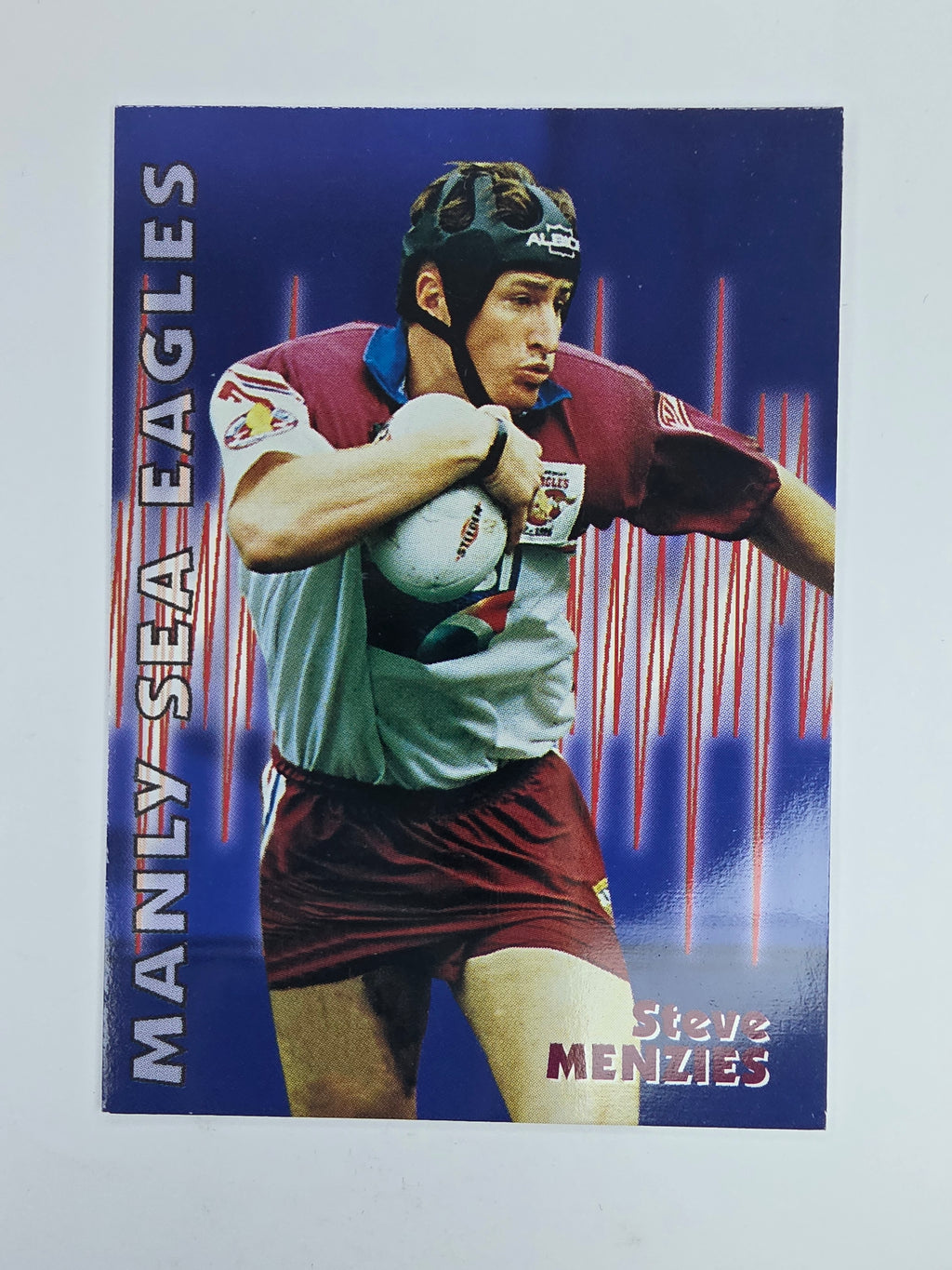 1997 Dynamic Fatty  Fun Pack Base Card #24 Steve Menzies Manly Warringah Sea Eagles