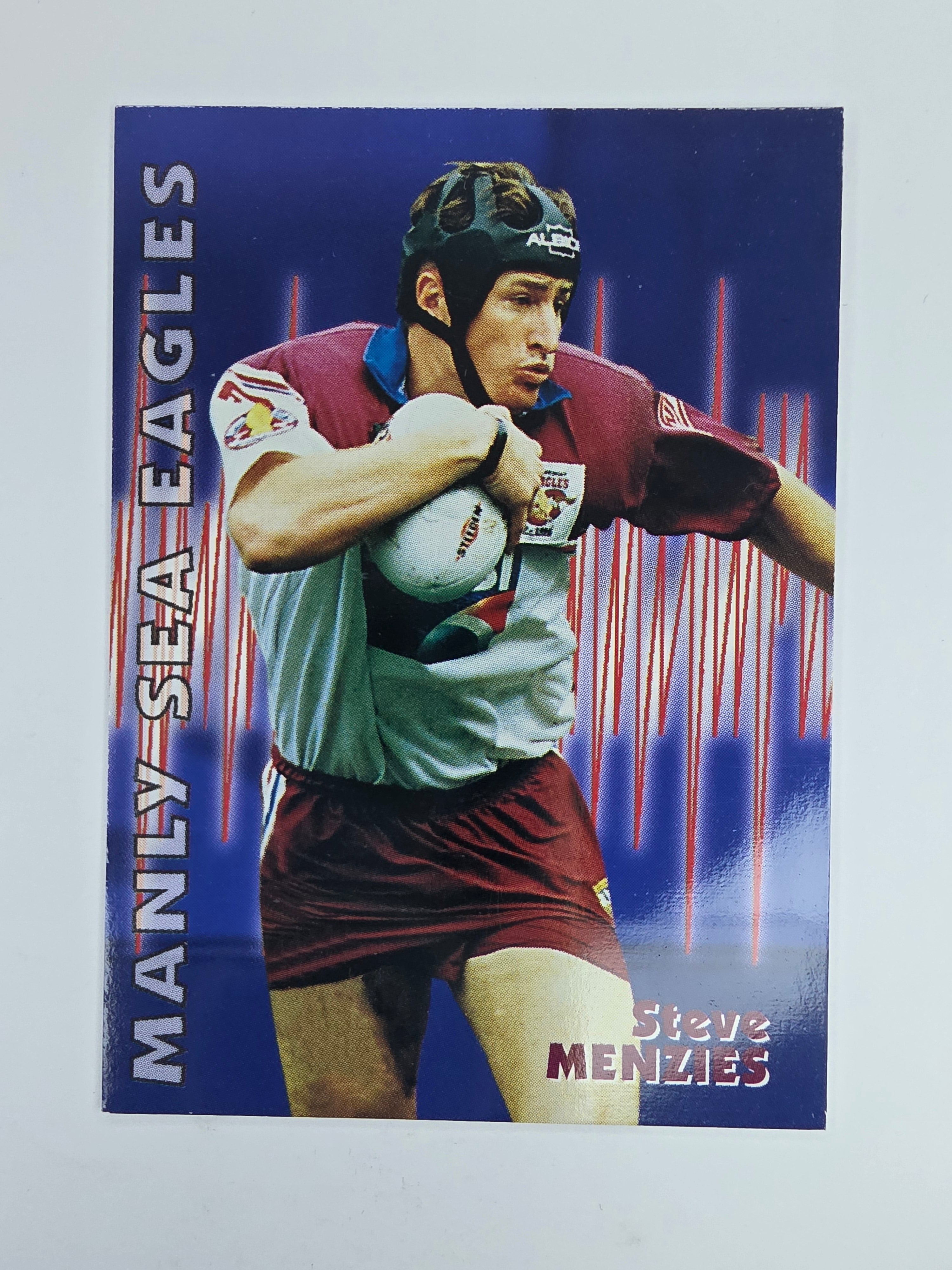 1997 Dynamic Fatty  Fun Pack Base Card #24 Steve Menzies Manly Warringah Sea Eagles