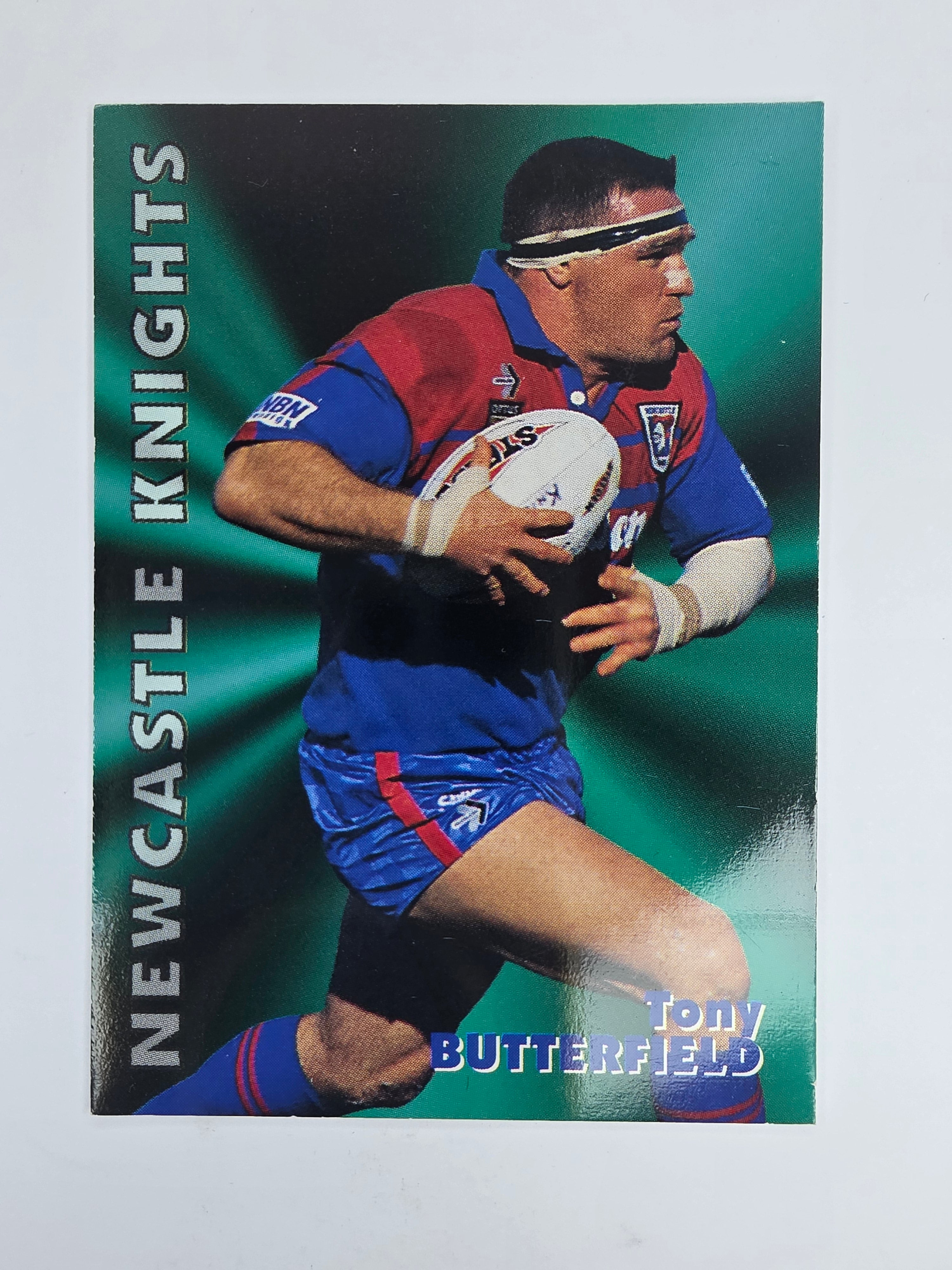 1997 Dynamic Fatty  Fun Pack Base Card #25 Tony Butterfield Newcastle Knights