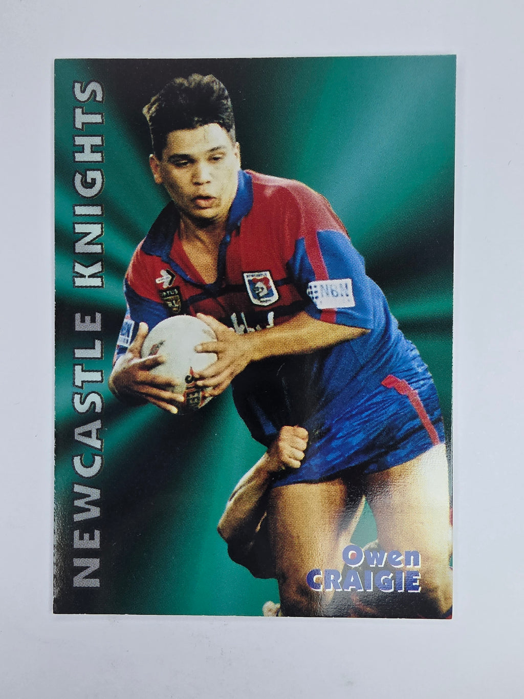 1997 Dynamic Fatty  Fun Pack Base Card #26 Owen Craigie Newcastle Knights