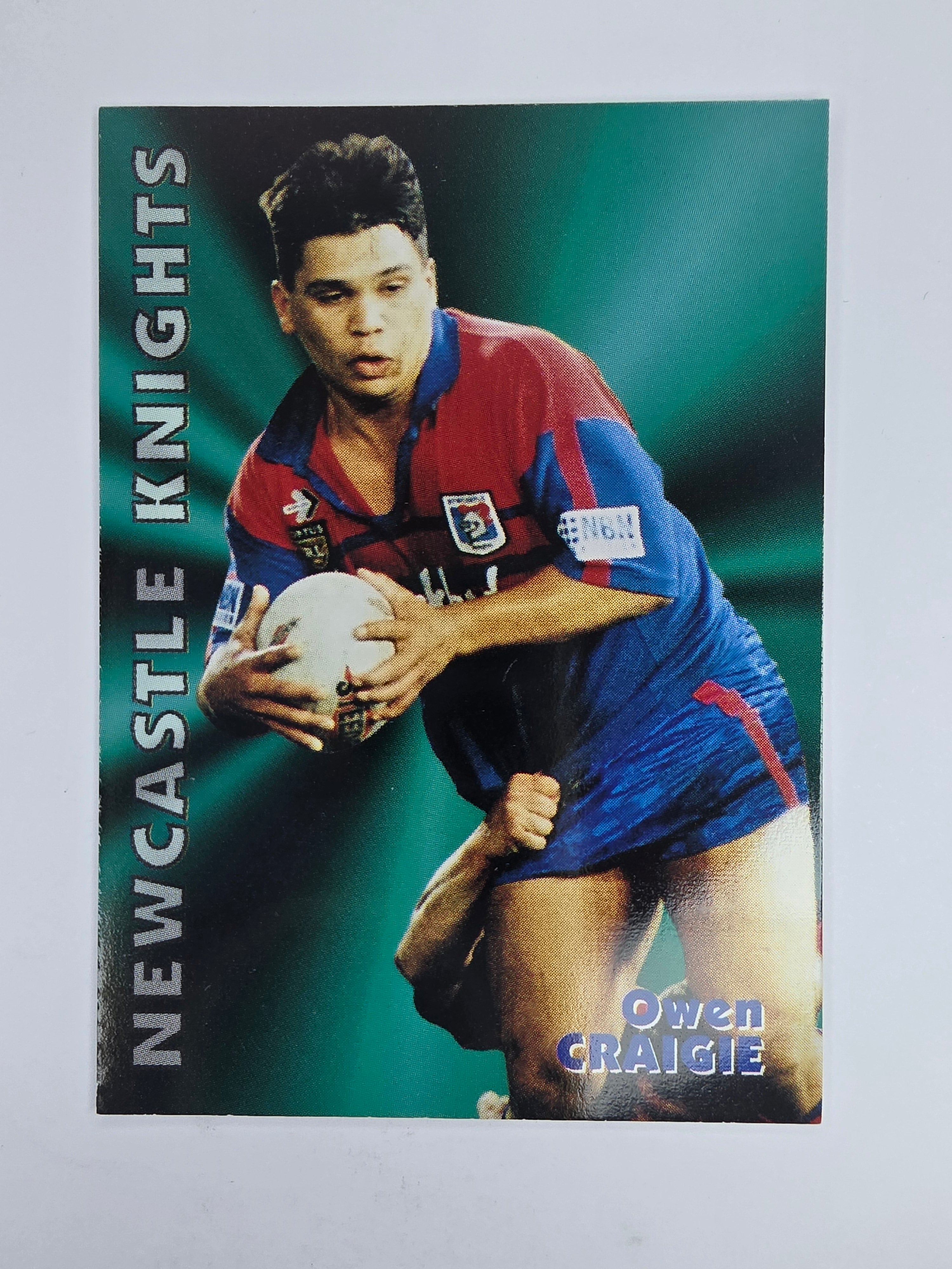 1997 Dynamic Fatty  Fun Pack Base Card #26 Owen Craigie Newcastle Knights
