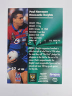 1997 Dynamic Fatty  Fun Pack Base Card #27 Paul Harragon Newcastle Knights