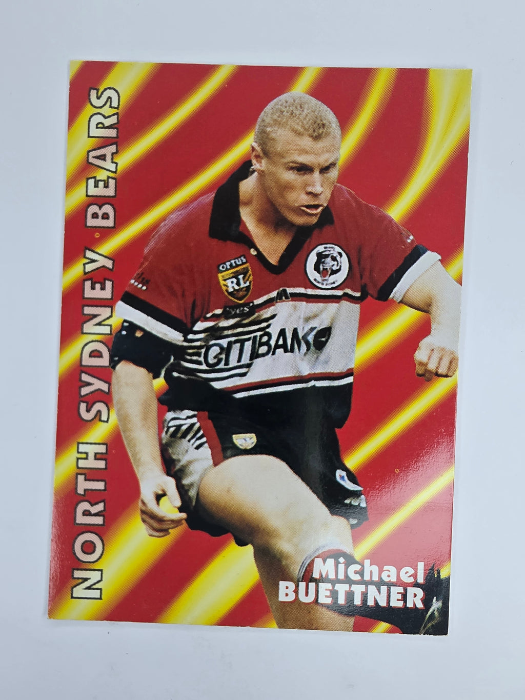 1997 Dynamic Fatty  Fun Pack Base Card #31 Michael Buettner North Sydney Bears