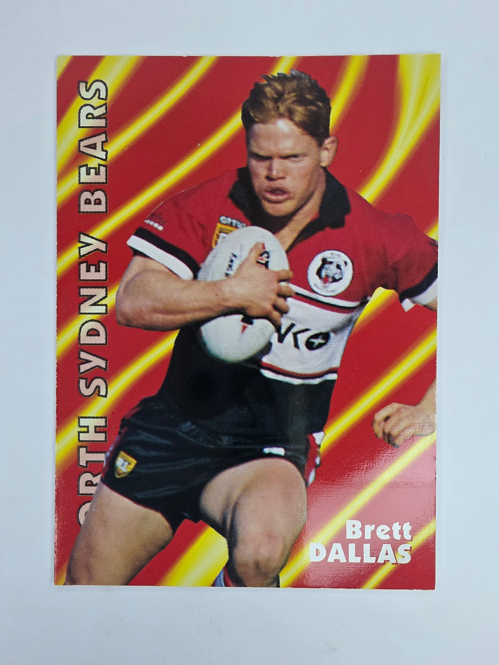 1997 Dynamic Fatty  Fun Pack Base Card #32 Brett Dallas North Sydney Bears